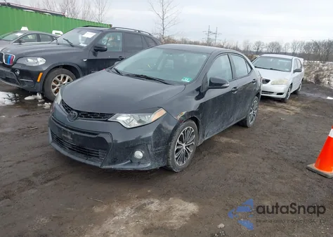 2014 Toyota Corolla S Plus from USA, damaged, VIN 2T1BURHE5EC198802